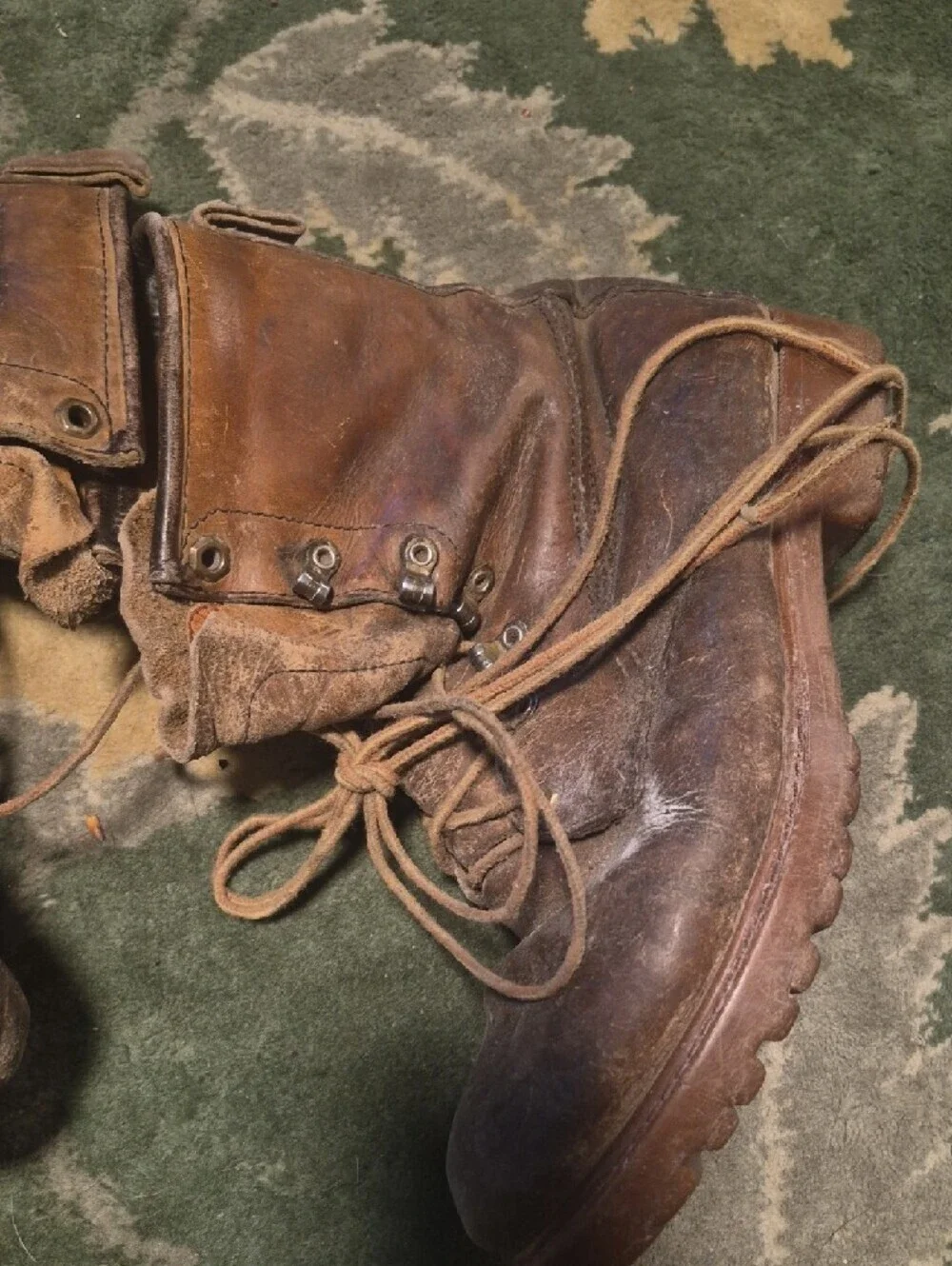 Men's Rustic Brown Leather Ankle Boots